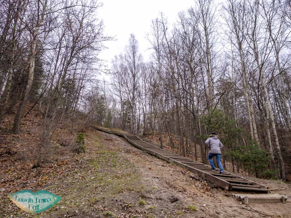hike up three cross hill vilnius lithuania - laugh travel eat