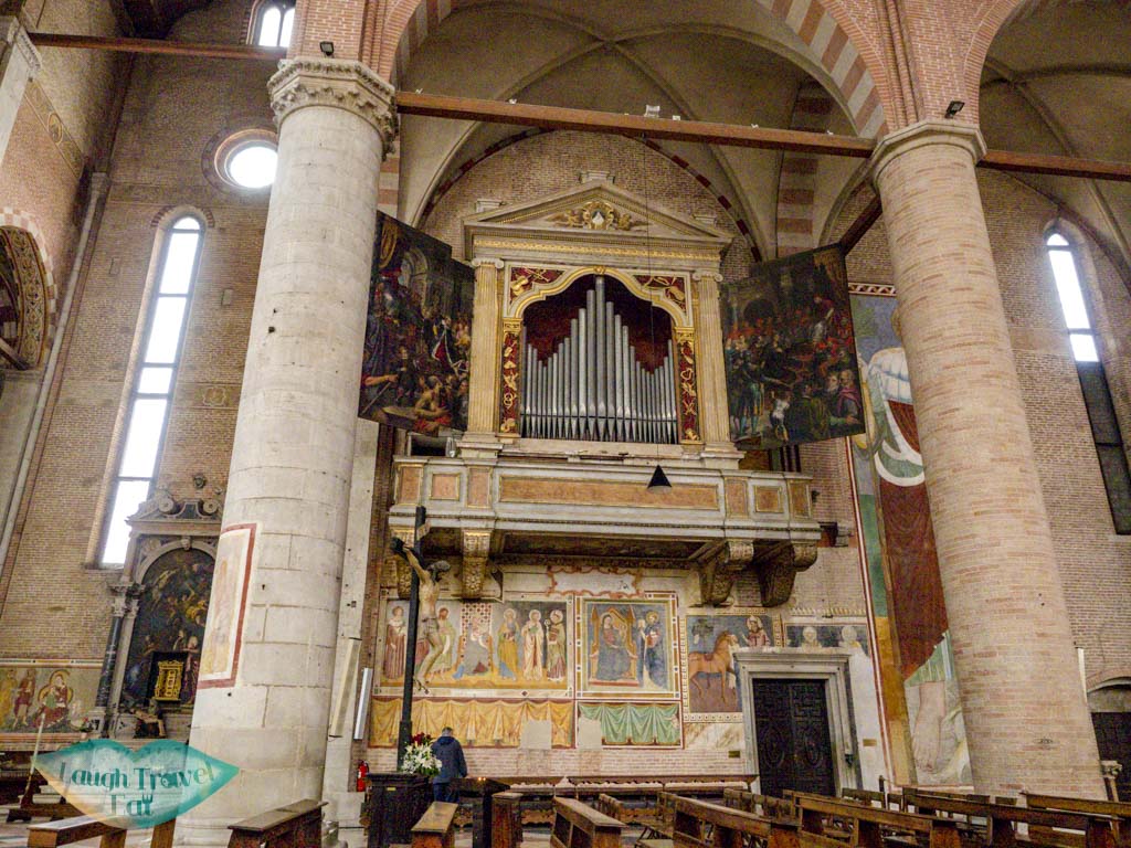 inside Church of San Nicolò treviso veneto italy - laugh travel eat