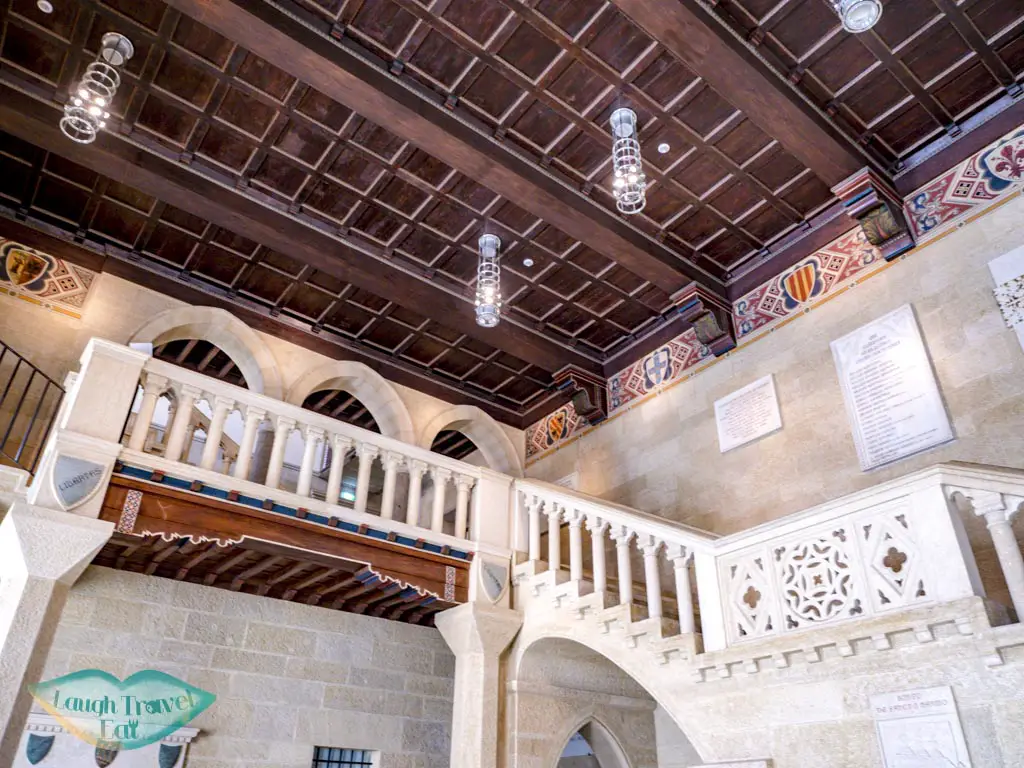 inside Palazzo Pubblico san marino italy - laugh travel eat