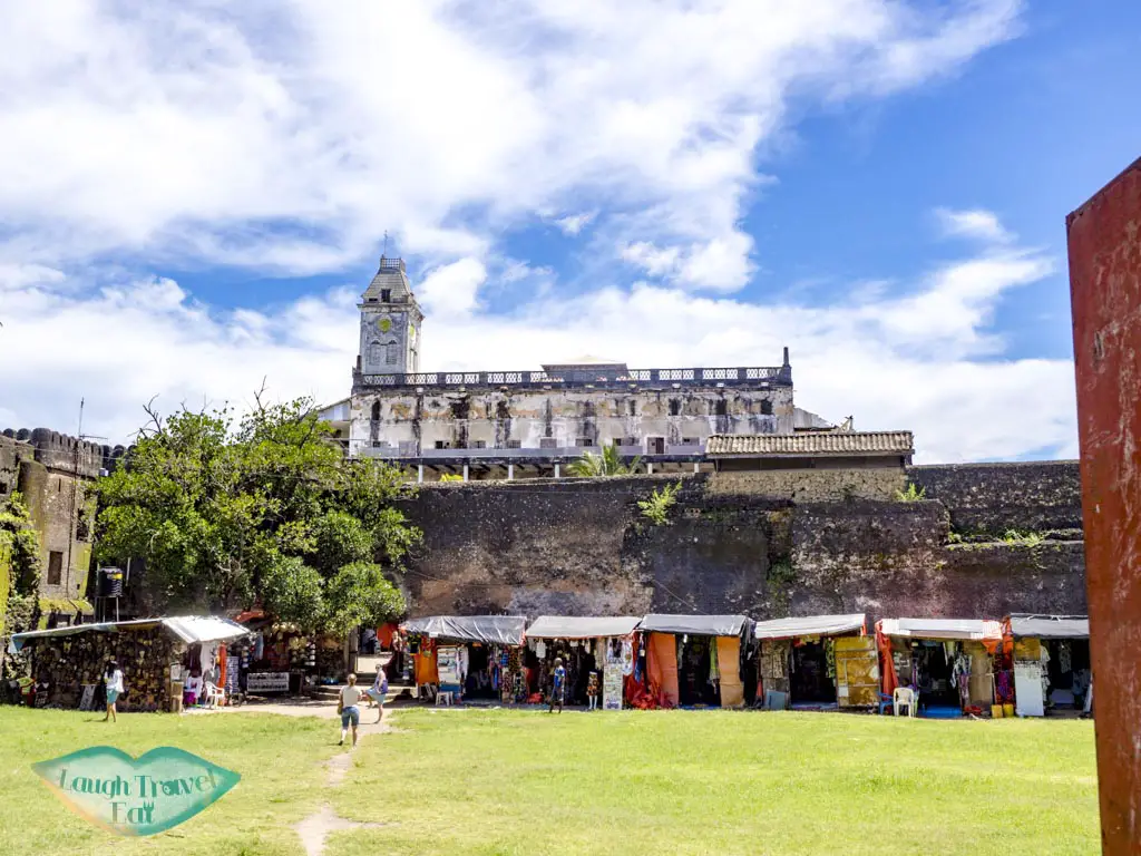 inside old fort stone town zanzibar - laugh travel eat