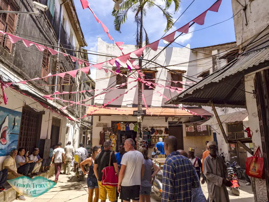 jaws corner stone town zanzibar - laugh travel eat