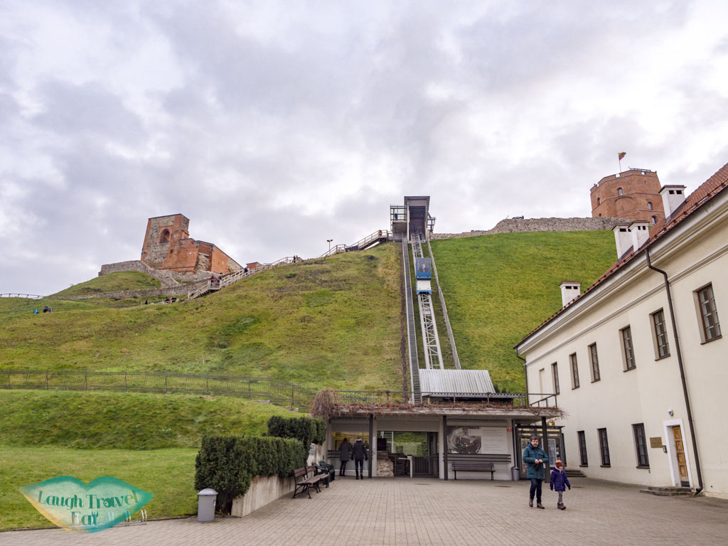 lift to gediminas castle vilnius lithuania - laugh travel eat