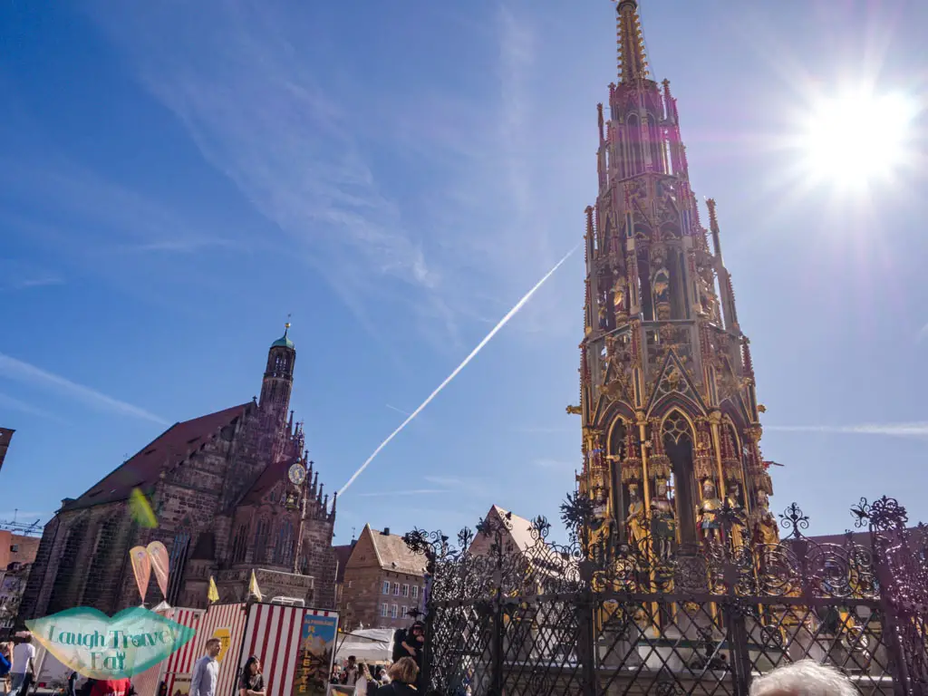 schoner brunnen nuremberg germany - laugh travel eat