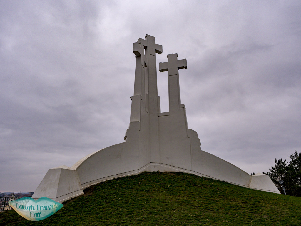top of three cross hill vilnius lithuania - laugh travel eat