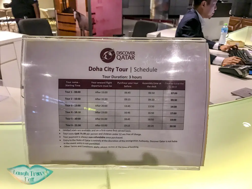 transit tour airport Doha Qatar Middle East - laugh travel eat