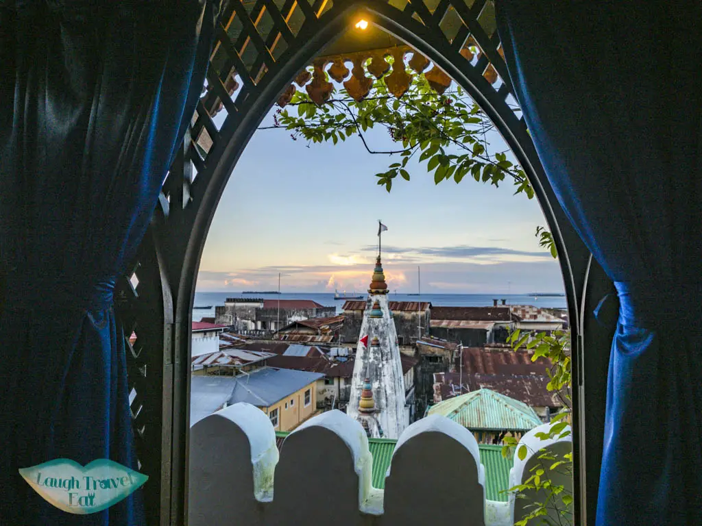 view from emerson on hurumzi stone town zanzibar - laugh travel eat