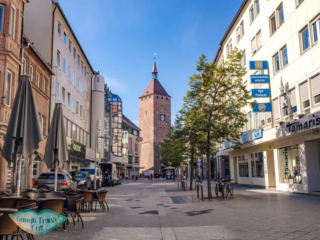 weisser turm nuremberg germany - laugh travel eat