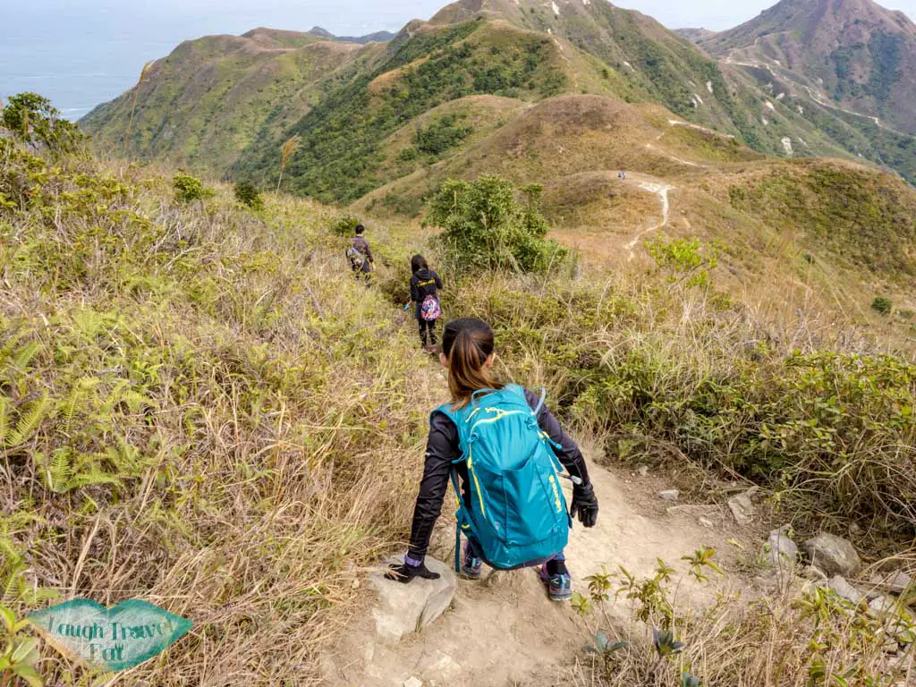 descent sharp peak sai kung hong kong - laugh travel eat