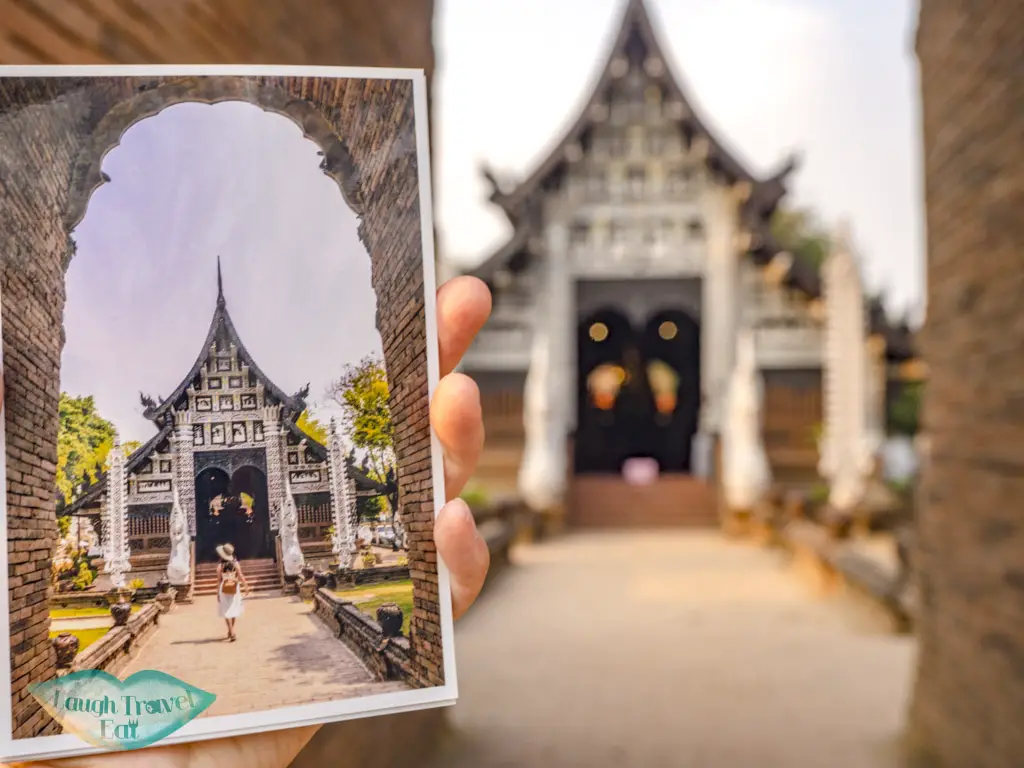 mypostcard chiang mai wat lok moli - laugh travel eat