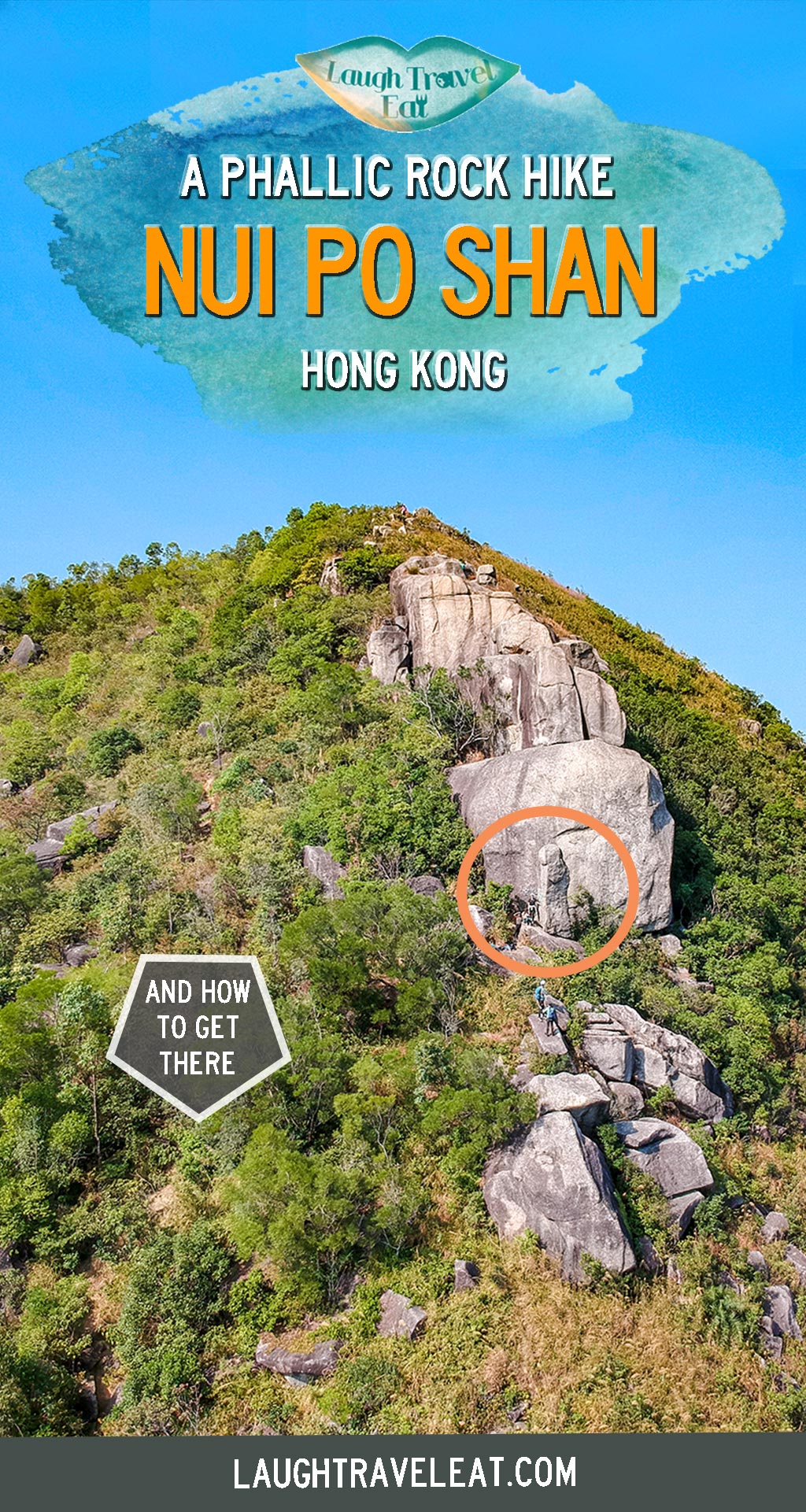 Want to find an interesting hike in Hong Kong that's off the beaten path? What about a hike with a phallic shaped rock? Here's how to hike Nui Po Shan in Shatin, Hong Kong: #HongKong #hike