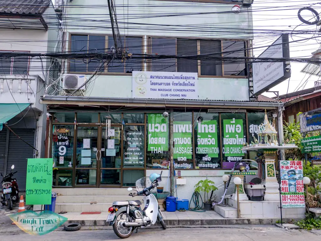 thai massage conservation club chiang mai thailand - laugh travel eat