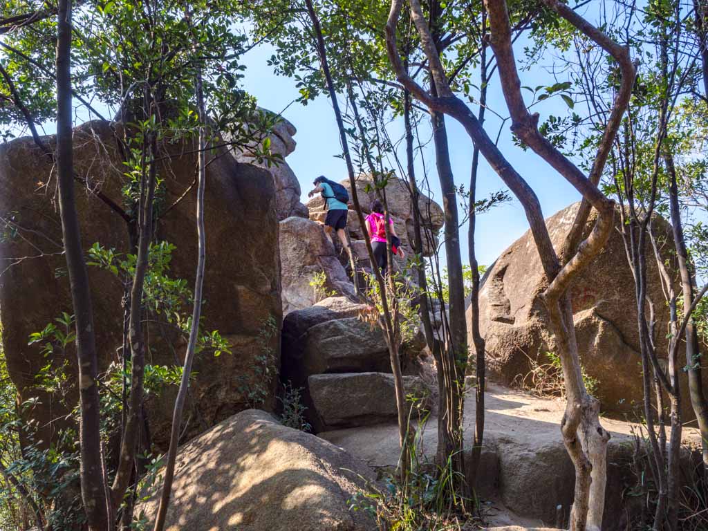 Three Brothers Rock Nui Po Shan to Shek Mun Shatin Hong Kong