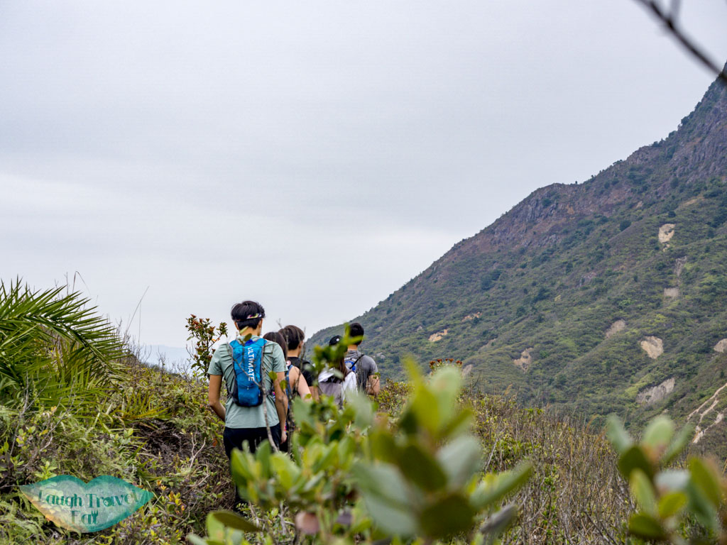 trail up to sharp peak sai kung hong kong - laugh travel eat