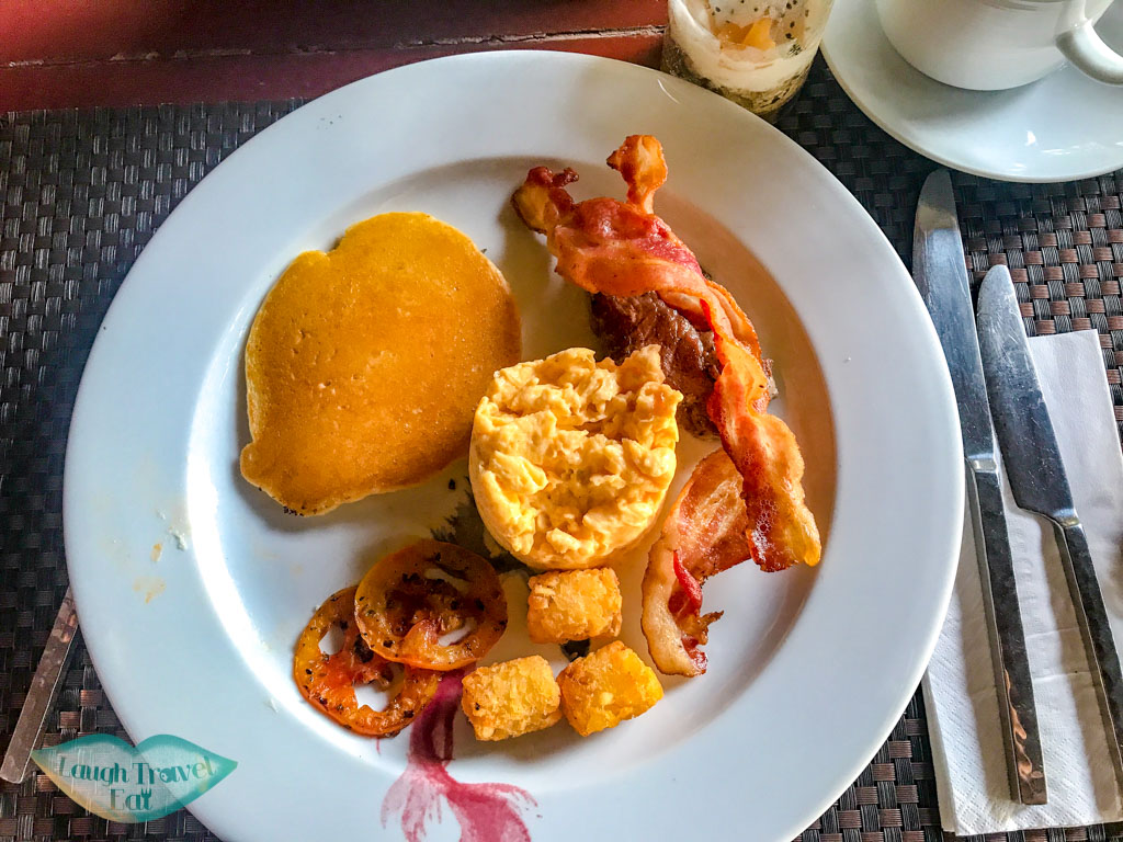 US breakfast zeavola koh phi phi thailand - laugh travel eat