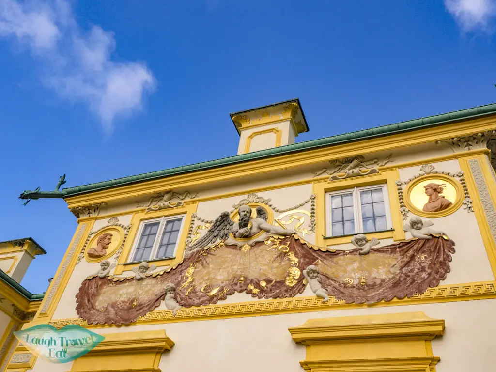 astrological clock garden Wilanów Palace warsaw poland - laugh travel eat