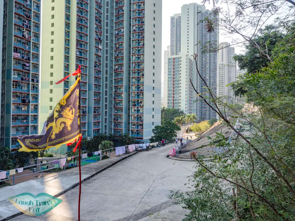 on shatin pass road down to tsz wan shan kowloon hong - laugh travel eat