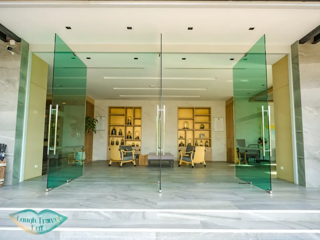 reception anana ecological resort ao nang krabi thailand - laugh travel eat