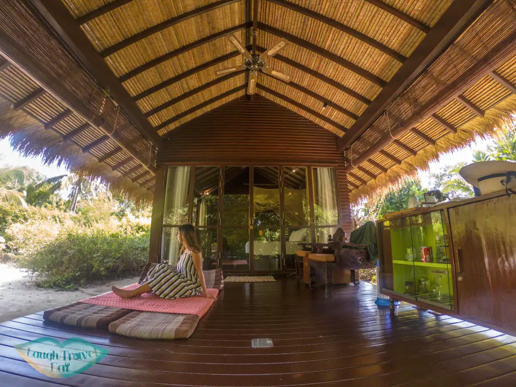 relax on my villa terrace zeavola koh phi phi thailand - laugh travel eat