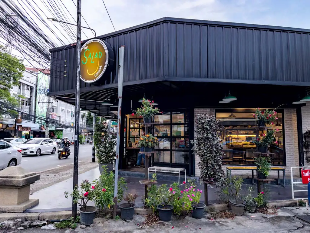 salad concept ninman chiang mai thailand - laugh travel eat
