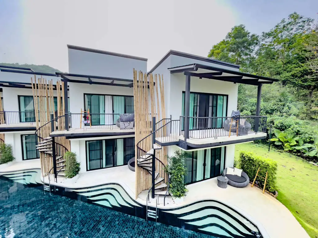 two storey pool villa pavilions anana ecological resort Ao Nang krabi thailand - laugh travel eat