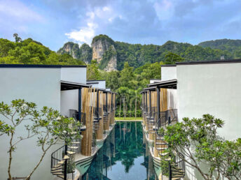 view of pool villa pavilions anana ecological resort Ao Nang krabi thailand - laugh travel eat