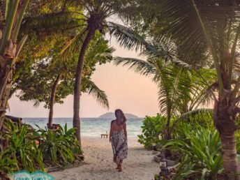zeavola paths to the beach koh phi phi thailand - laugh travel eat