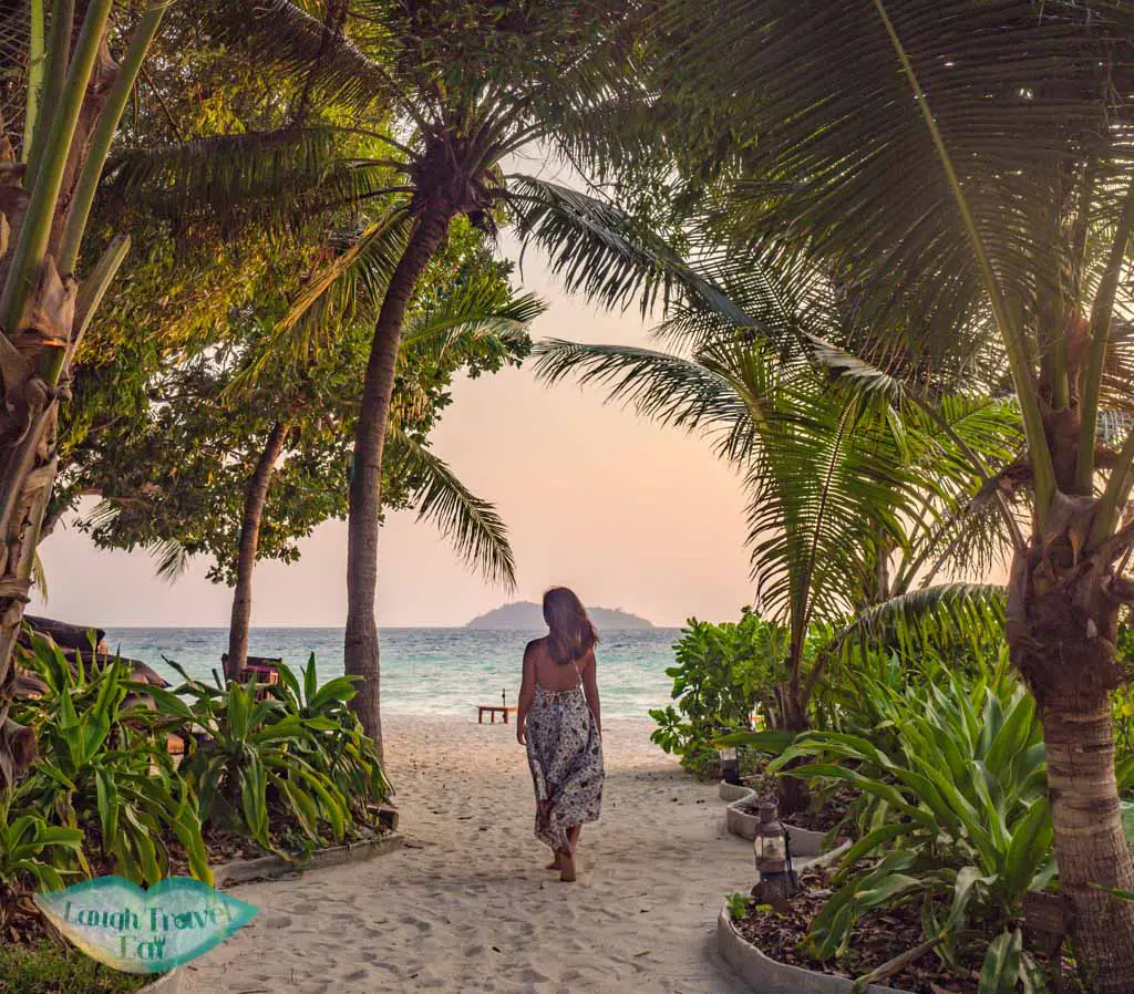 zeavola paths to the beach koh phi phi thailand - laugh travel eat