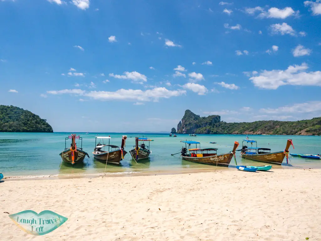 Loh Dalum Beach koh phi phi thailand - laugh travel eat