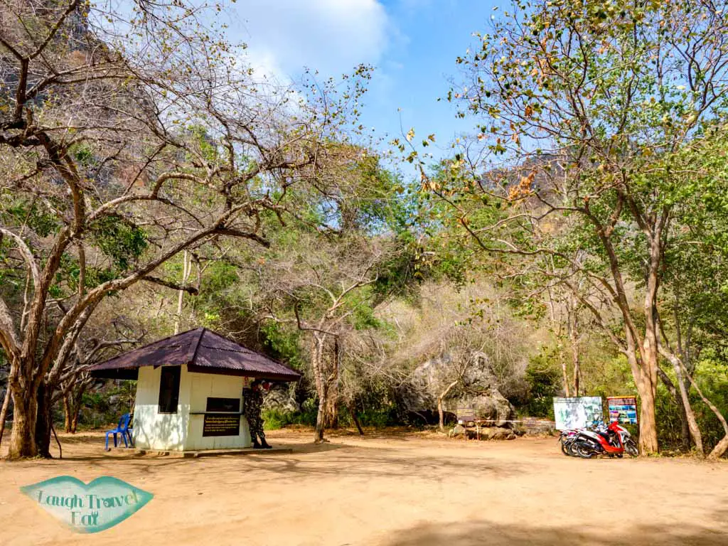 car park Khao Daeng Viewpoint Khao Sam Roi Yot National Park hua hin thailand - laugh travel eat