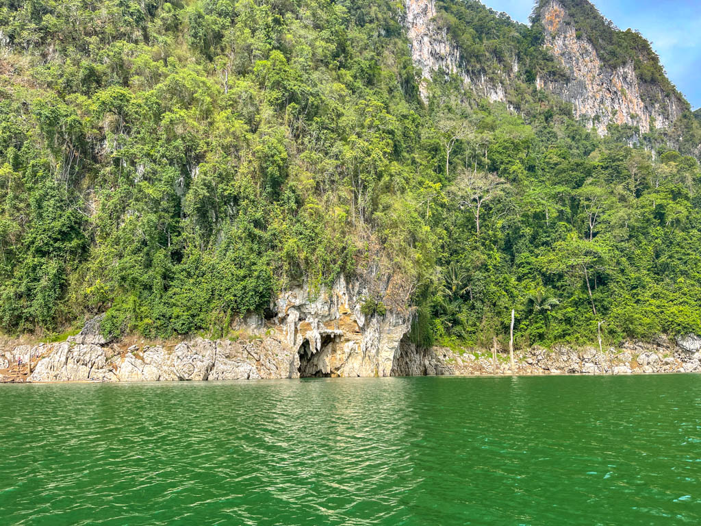 cave under coral cave afternoon nature hike chiew larn lake khao sok national park Thailand - laugh travel eat
