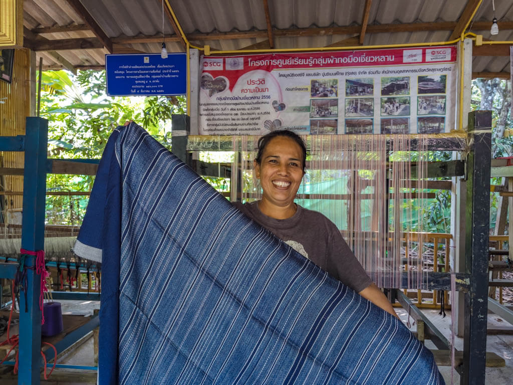 chuenjit founder of village hands khao phang surat thani Thailand - laugh travel eat