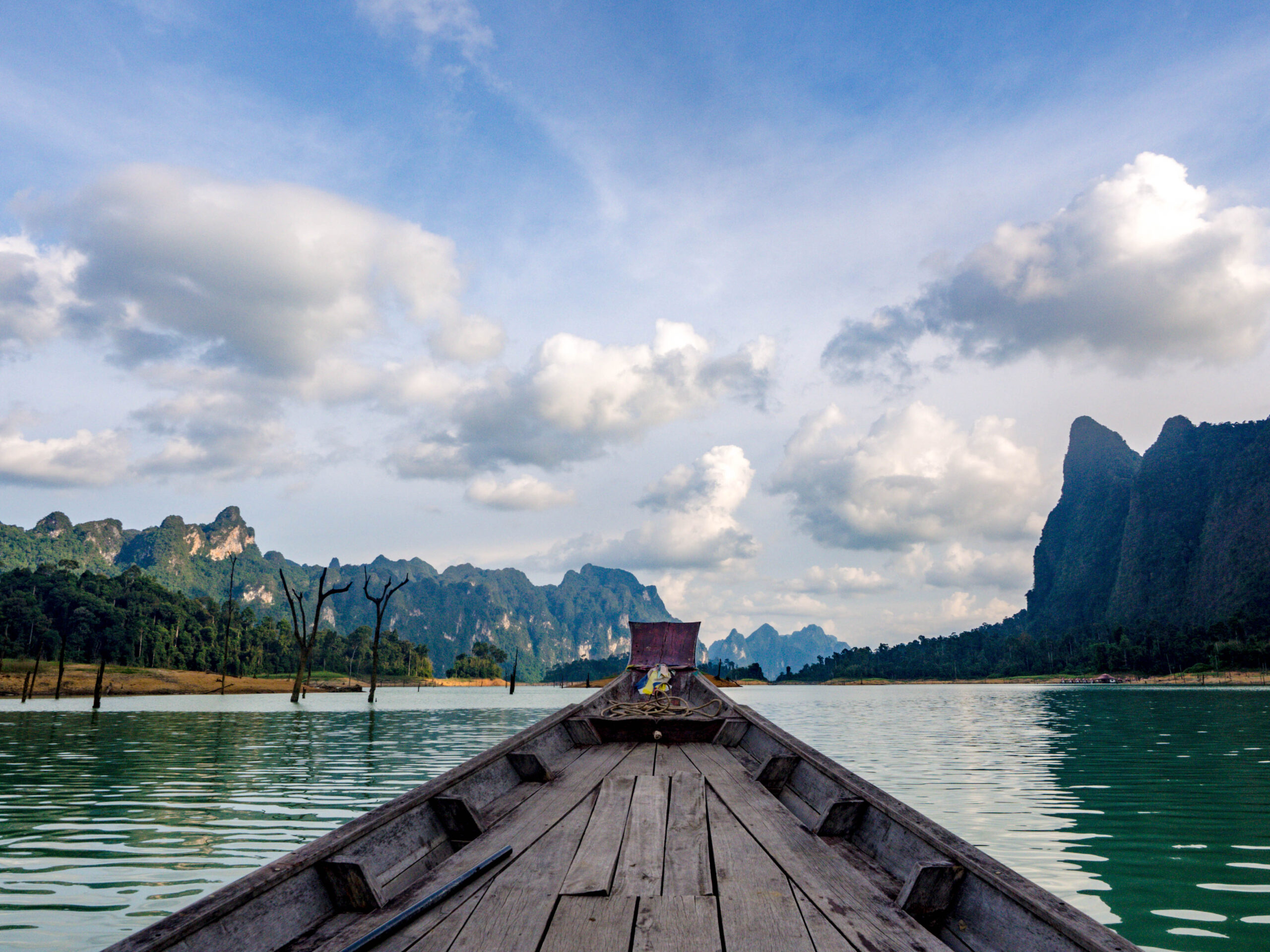 evening safari cheiw lan lake khao sok lake