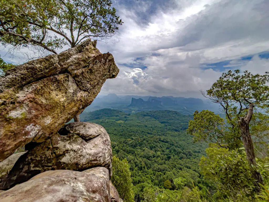 first scenic point to second scenic point Dragon Crest Mountain Khao Ngon Nak Krabi thailand - laugh travel eat-6