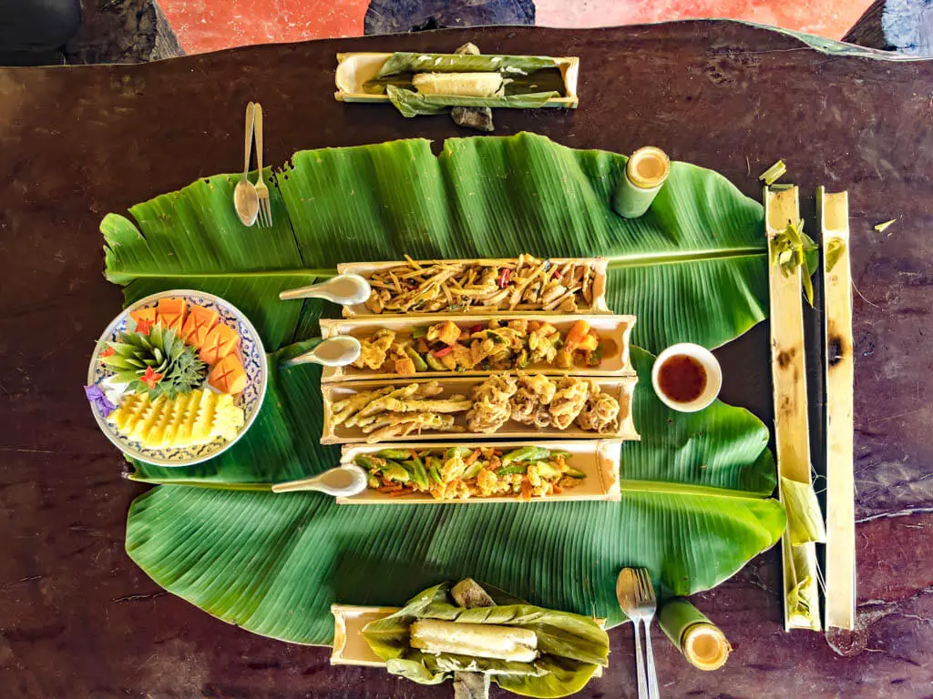 food feast rungfah farm stay khao sok lake khao sok national park Thailand - laugh travel eat