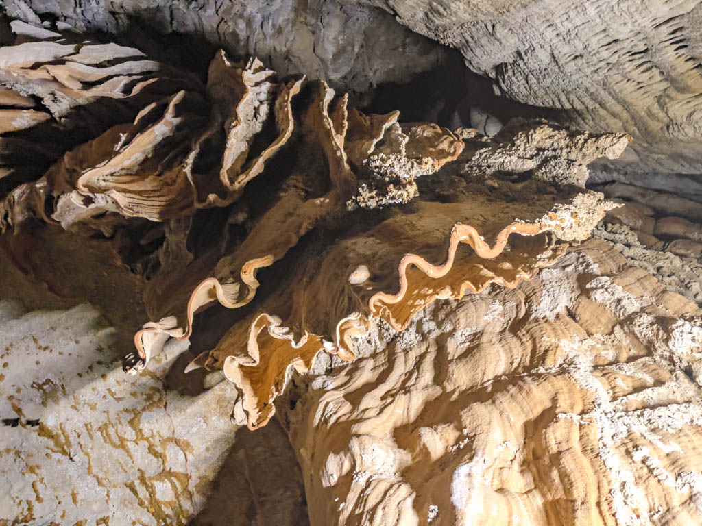 formations in coral cave afternoon nature hike chiew larn lake khao sok national park Thailand - laugh travel eat-2