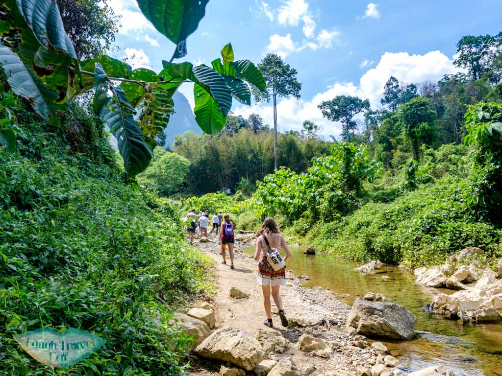 hike to nam talu cave longtail boat cheow lan lake khao sok thailand - laugh travel eat-3