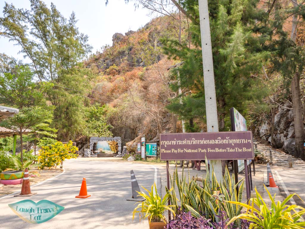hike up to Phraya Nakhon Cave khao sam roi yat national park hua hin thailand - laugh travel eat