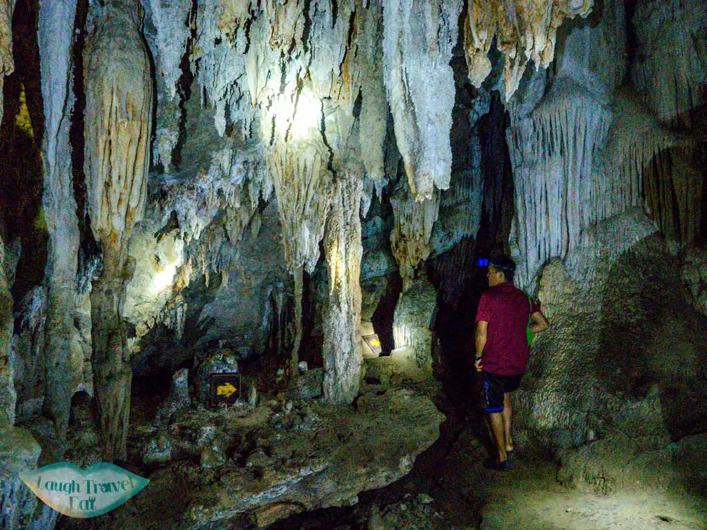 inside Pra Kay Petch Cave cheow lan lake khao sok thailand - laugh travel eat