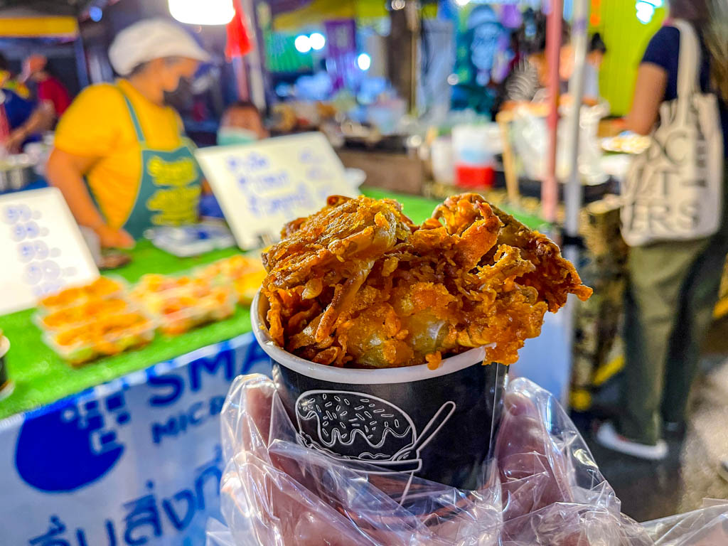 krabi night market krabi town thailand - laugh travel eat