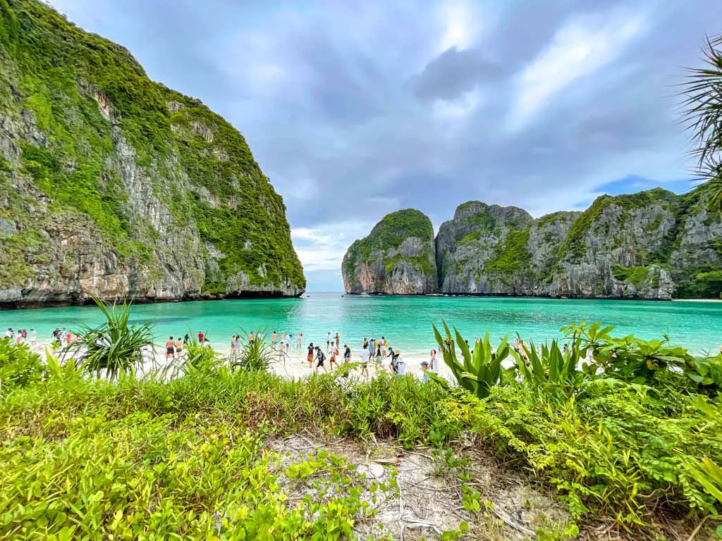 maya bay sea eagle tour to koh phi phi ao nang krabi thailand - laugh travel eat