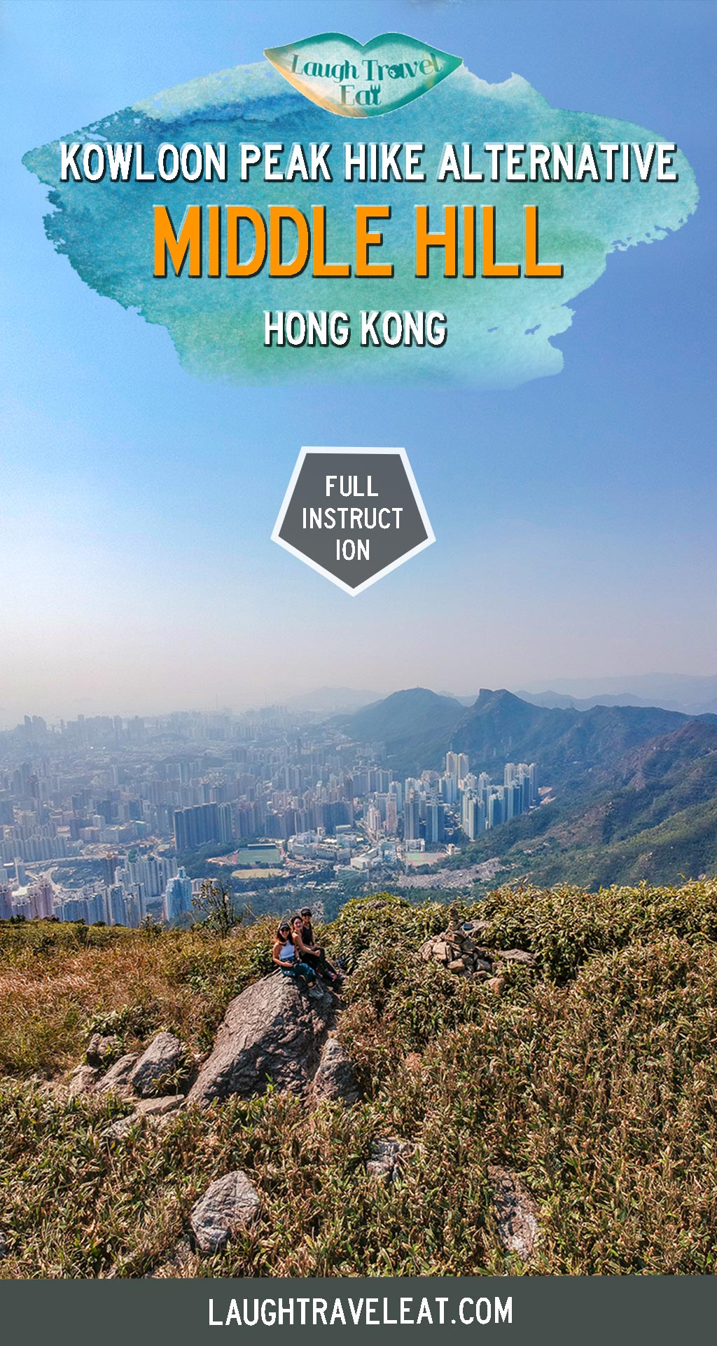 True to its name, Middle hill is sandwiched between other hills, most notably Kowloon Peak in Hong Kong. Called ‘Elephant Mountain’ in Chinese, it’s the mountain north of Kowloon Peak and connects to Shatin Pass Road. It makes for a nice extension for both the Suicide Cliff hike and Tsz Wan Shan, and a good hike on its own #hike #hongkong