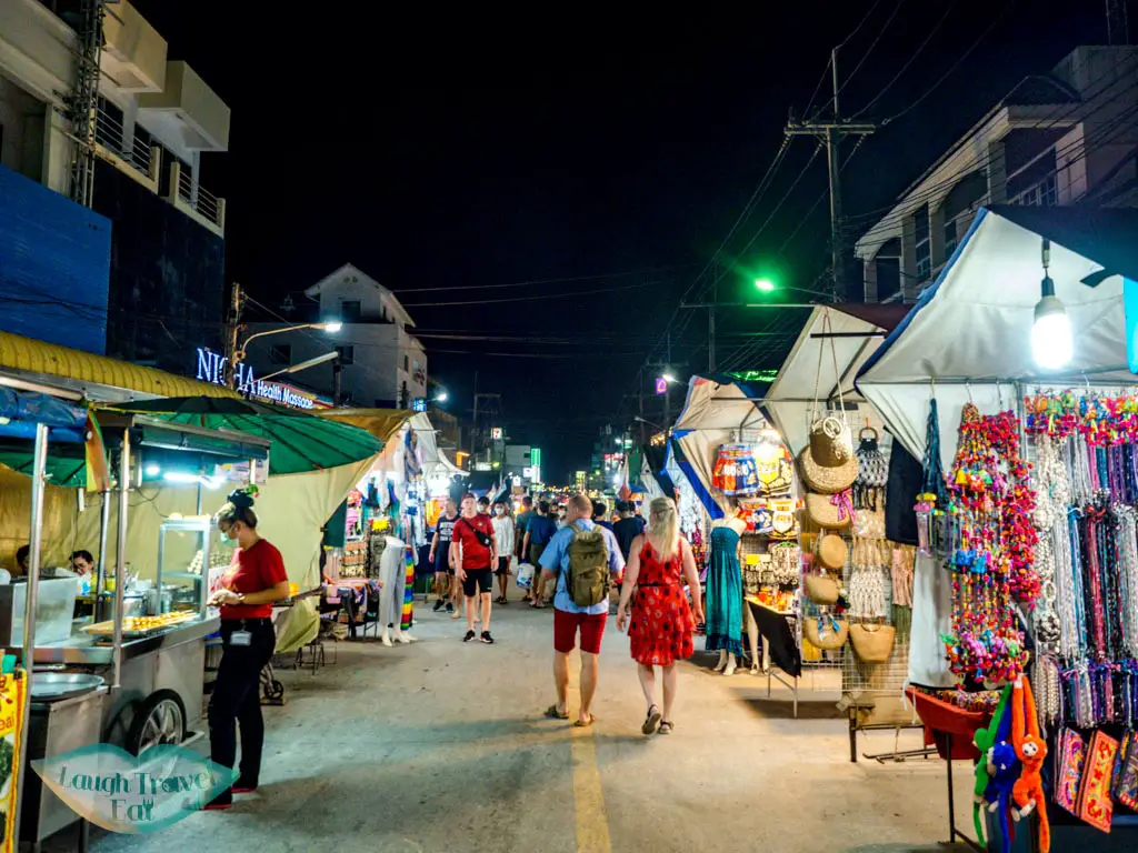 nightmarket hua hin thailand - laugh travel eat