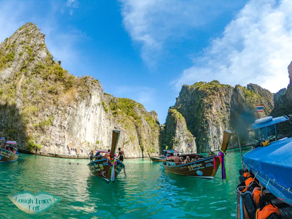 phi leh lagoon koh phi phi thailand - laugh travel eat