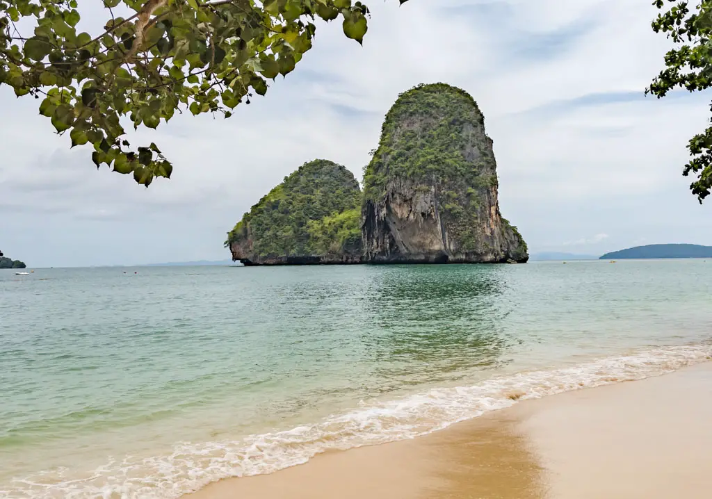 phra nang beach railey krabi thailand - laugh travel eat