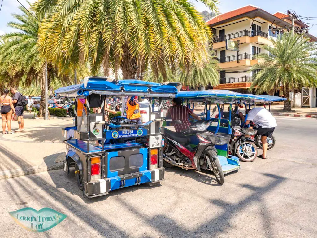 tuk tuk ao nang krabi thailand - laugh travel eat