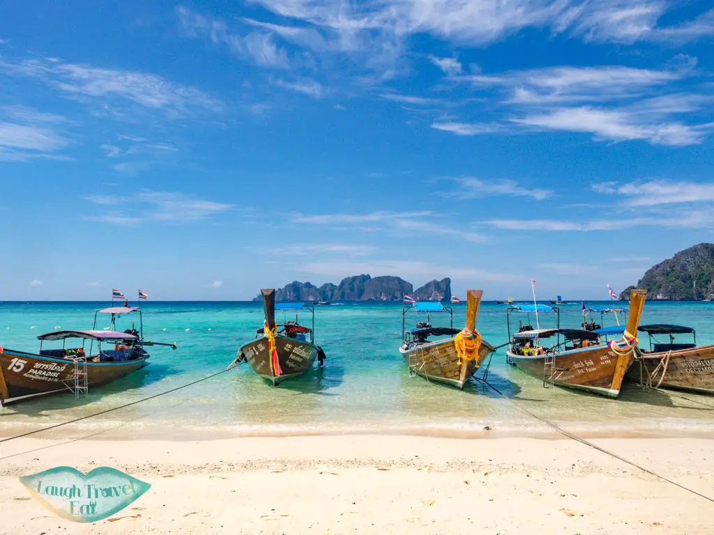 view of koh phi phi leh koh phi phi thailand - laugh travel eat