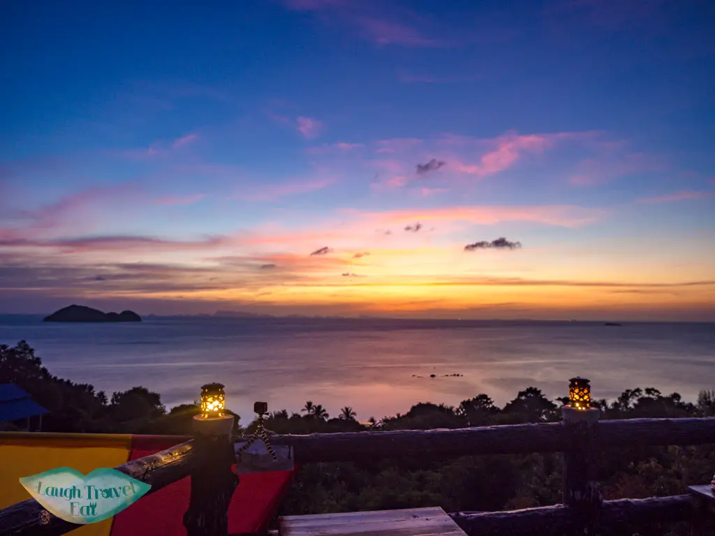 after sunset amsterdam bar koh phangan thailand - laugh travel eat