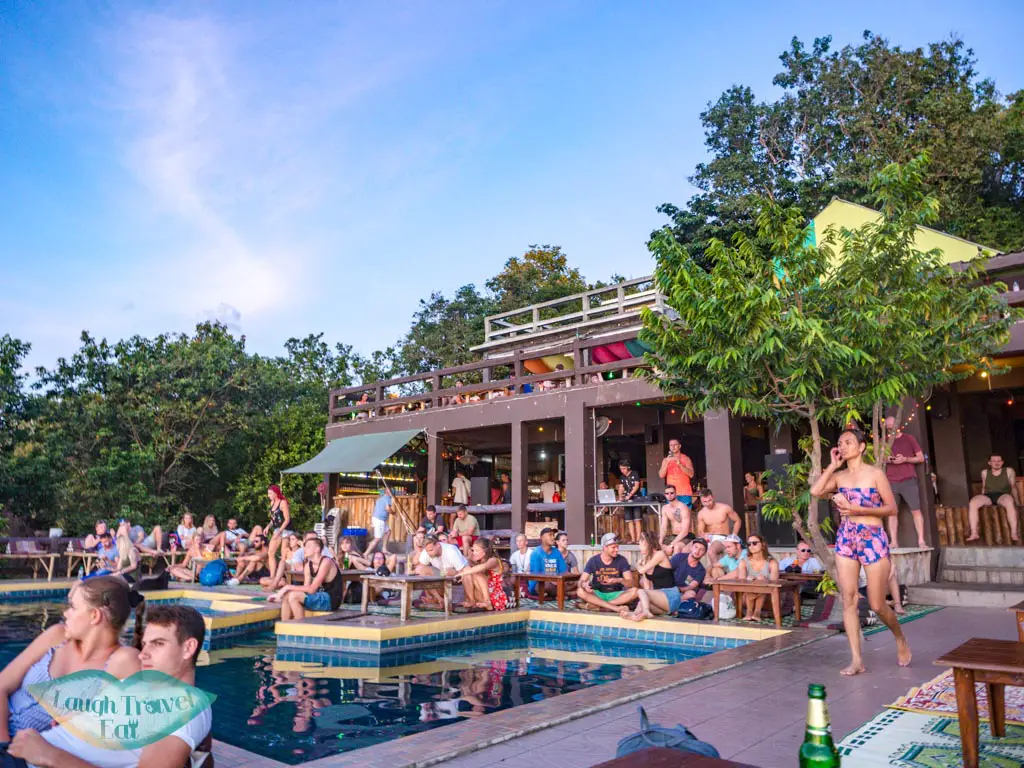 at amsterdam bar koh phangan thailand - laugh travel eat
