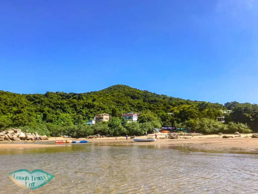 hoi ha from the sea sai kung kayaking hong kong - laugh travel eat