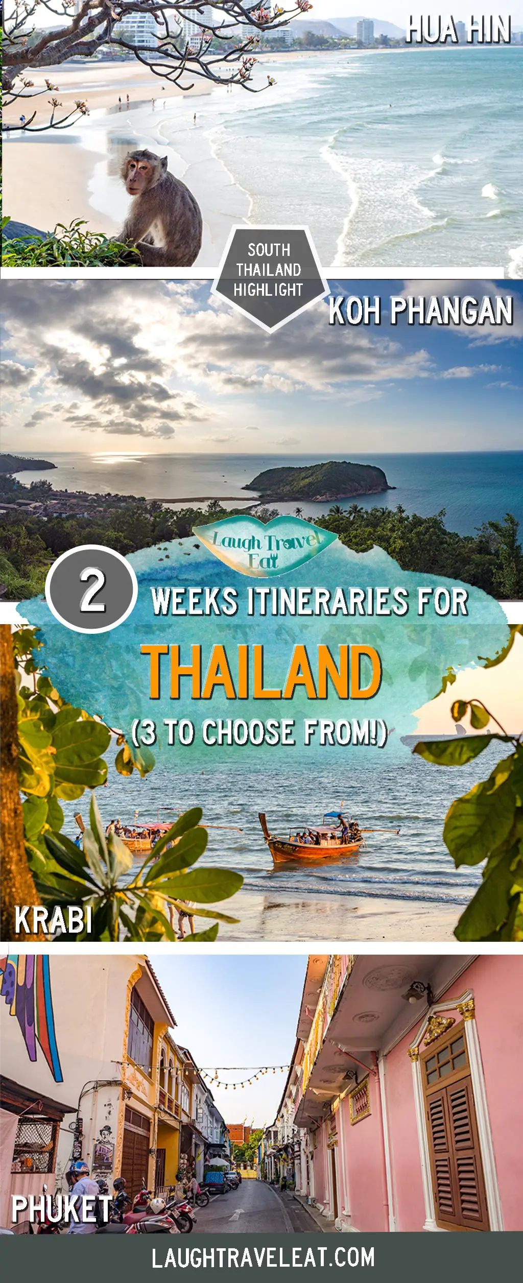 Thailand is one of the most popular countries to backpack and two weeks would be enough time to see some highlights! Arguably the best country for both beginner and experienced backpackers, you can meet like minded travelers in cultural and foodie cities or go off the beaten path and experience the local life or natural sights. Whether you enjoy Here are a few two week itineraries for you: #Thailand #itinerary #backpacking